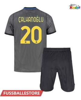 Günstige Inter Milan Hakan Calhanoglu #20 3rd trikot Kinder 2026-27 Kurzarm (+ Kurze Hosen)